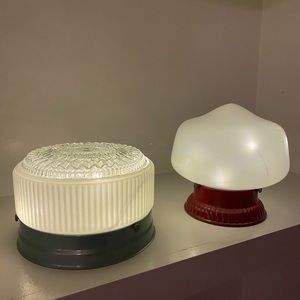 Pair Vintage Light Fixtures